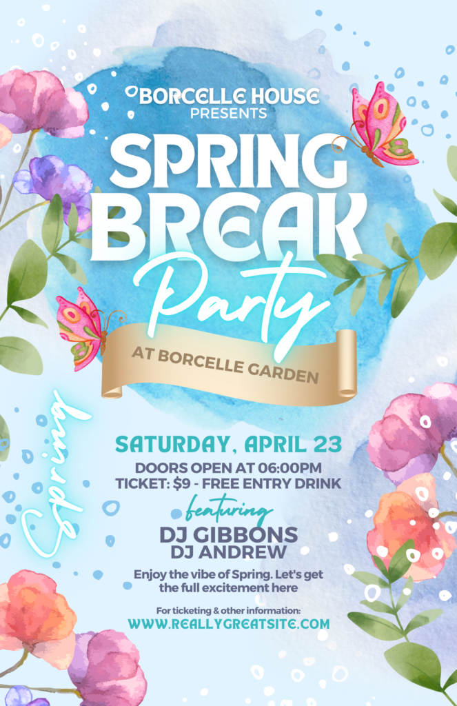 Spring break party from an event planner