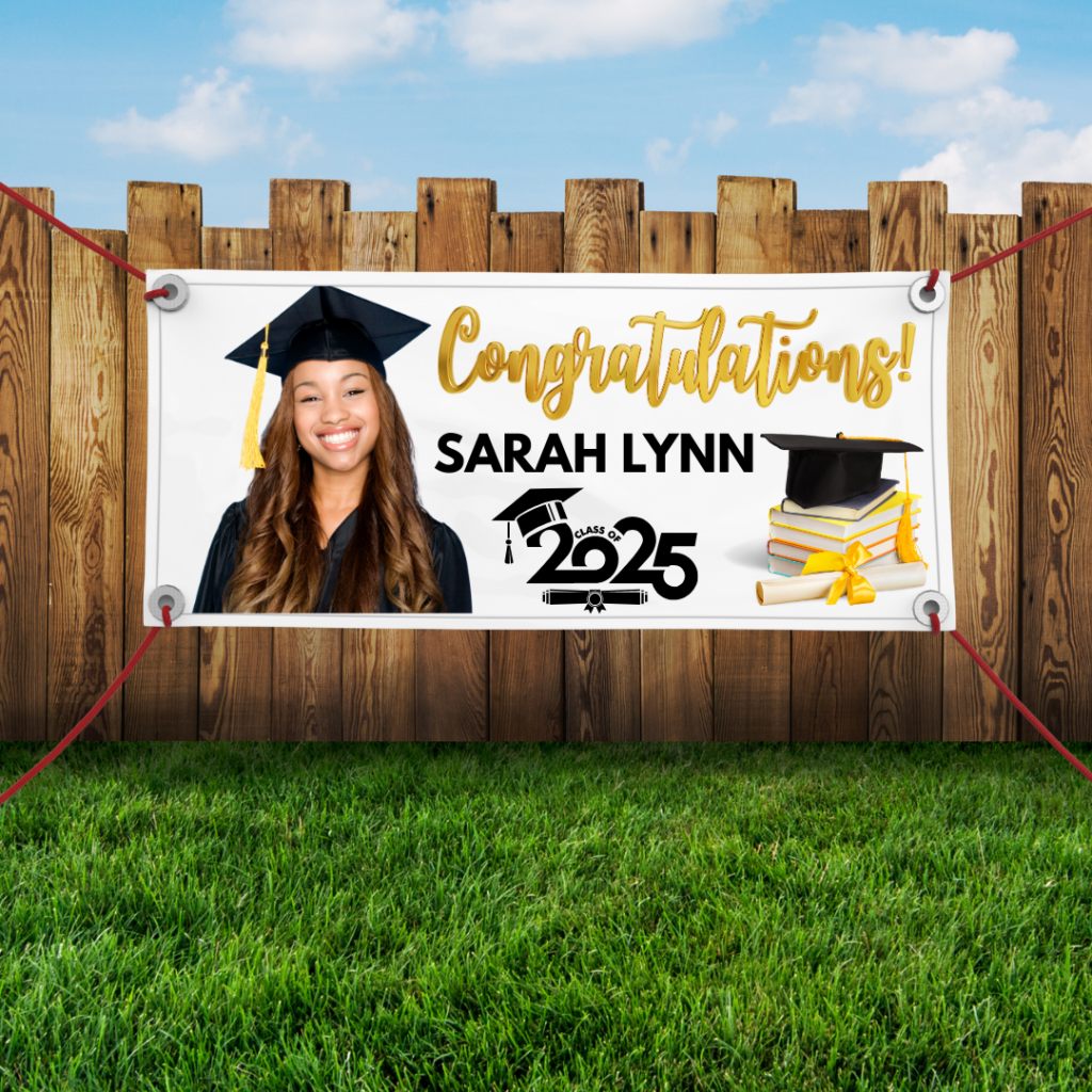 Personalized graduation banner