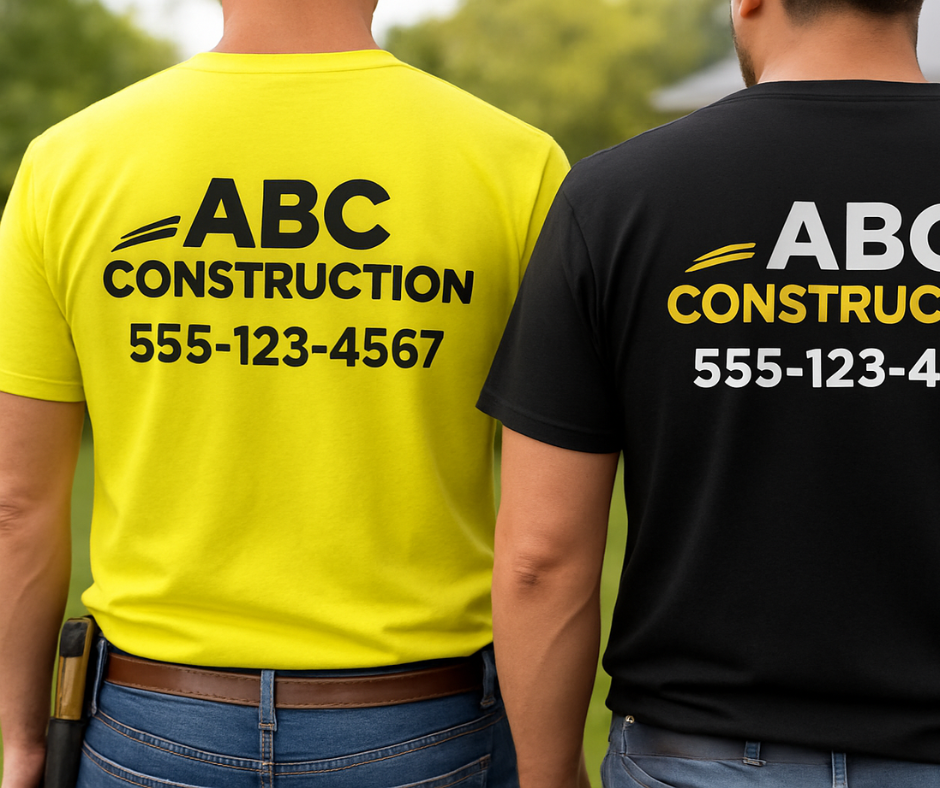 branded apparel for Construction Company